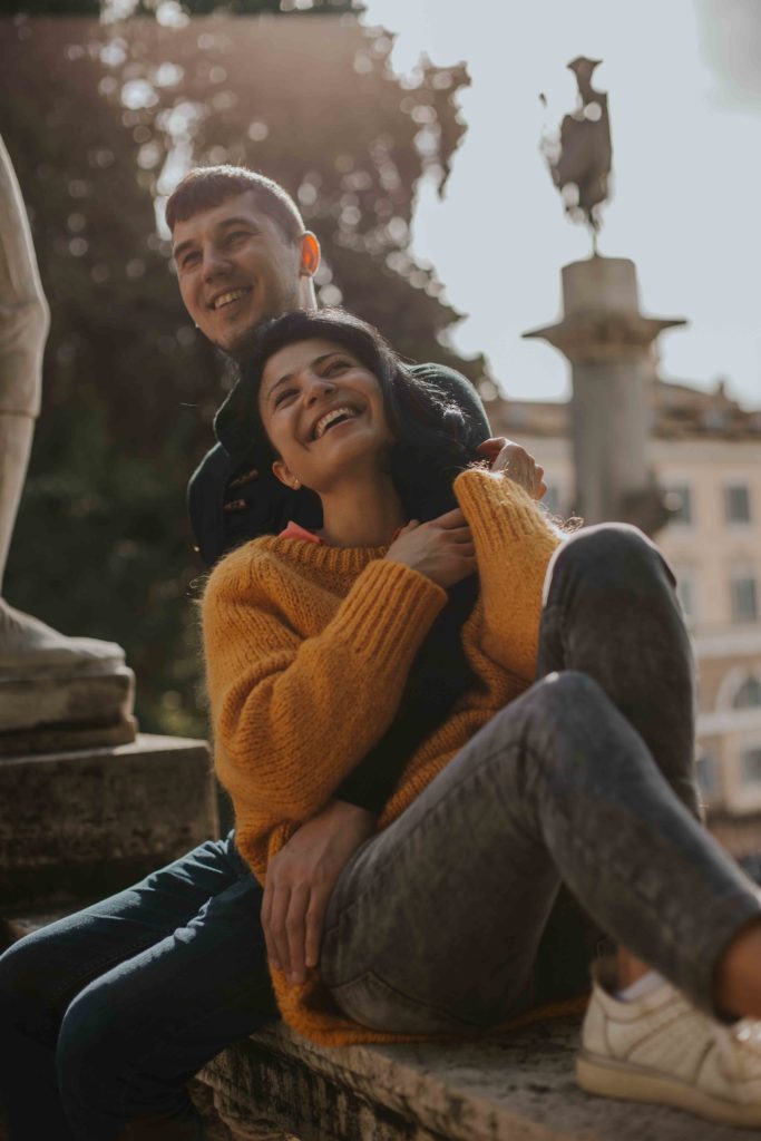 Love story in italy