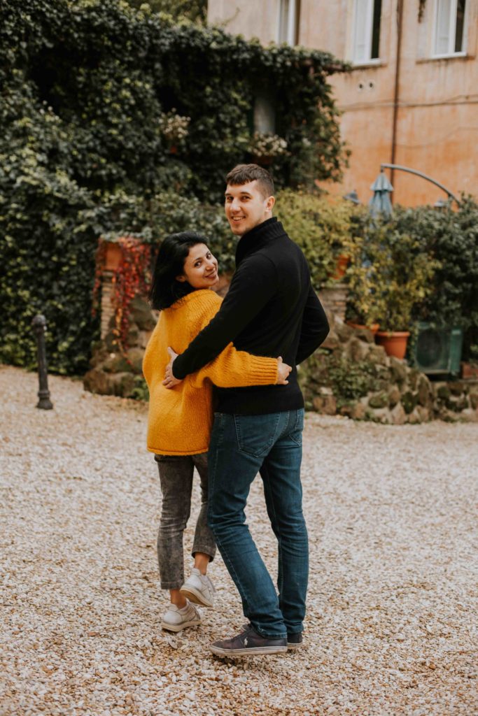 Love story in italy