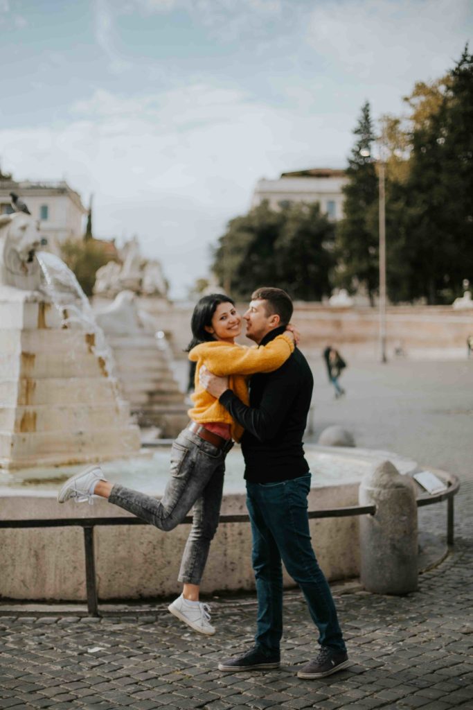 Love story in italy