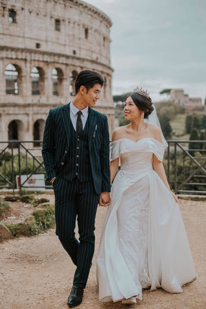 Taiwan Wedding shooting couple Rome