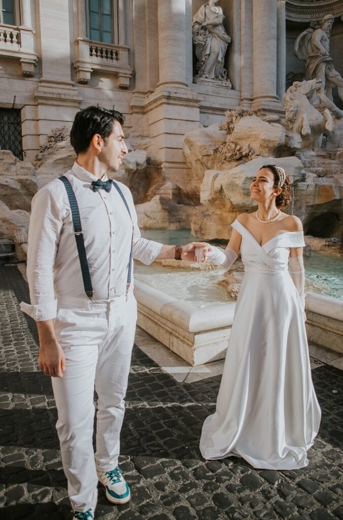 Turkish couple Wedding photographer Rome