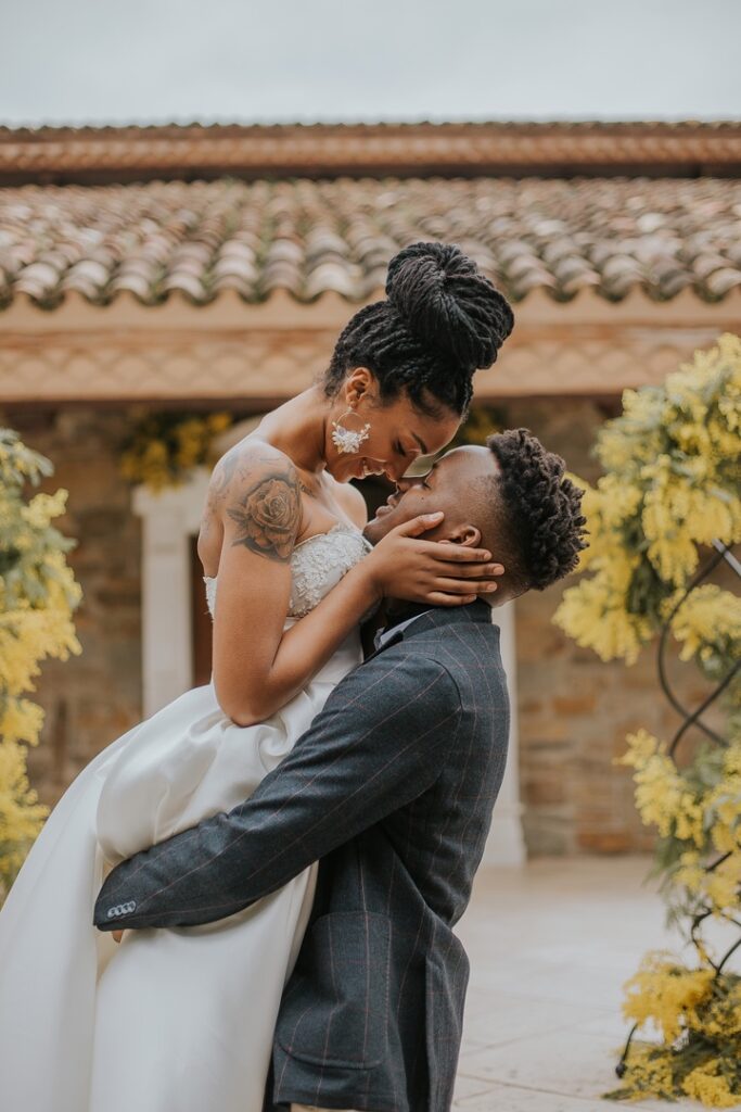 Afro-American couple Wedding Rome videomaker