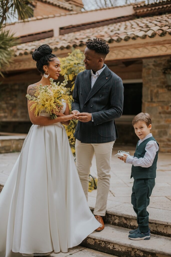 Afro-American couple Wedding Rome videomaker
